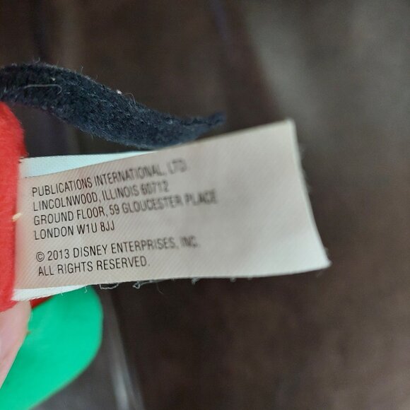 2 Disney Plush 2013 Mickey Mouse Elf Christmas & Holiday Chip Chipmunk 8" Parks - Picture 5 of 5